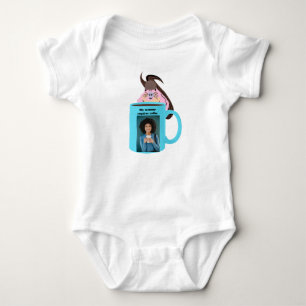 Busig Ekorre #146 Baby Kaffe T Shirt