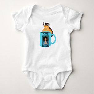 Busig Ekorre #240 Baby Kaffe T Shirt