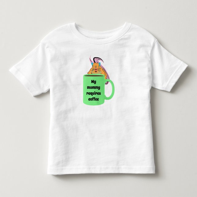 Busig Ekorre #346 Småbarn T Shirt (Framsida)
