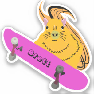Busig Ekorre #502 Brett Skateboarding Klistermärken