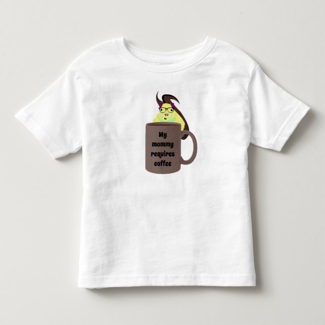 Busig Ekorre #507 Småbarn T Shirt (Framsida)
