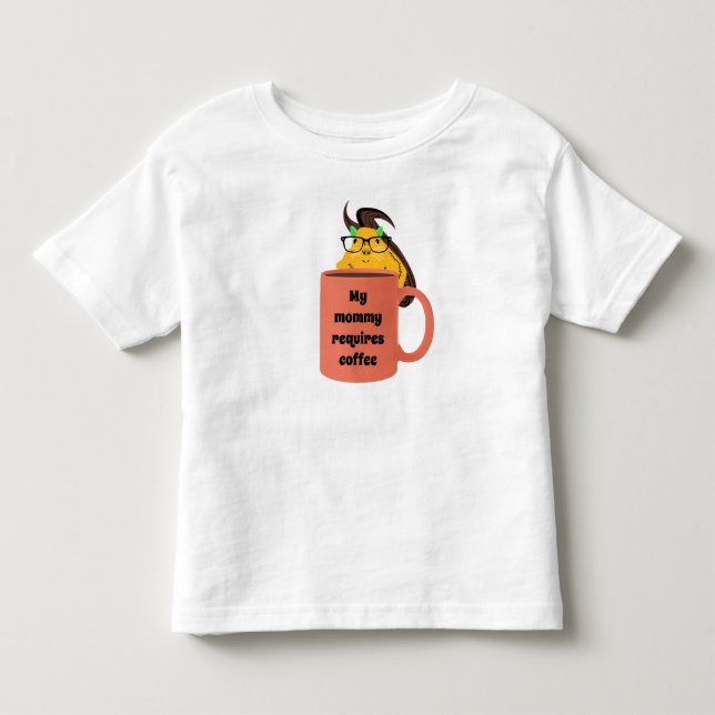 Busig Ekorre #515 Småbarn T Shirt (Framsida)
