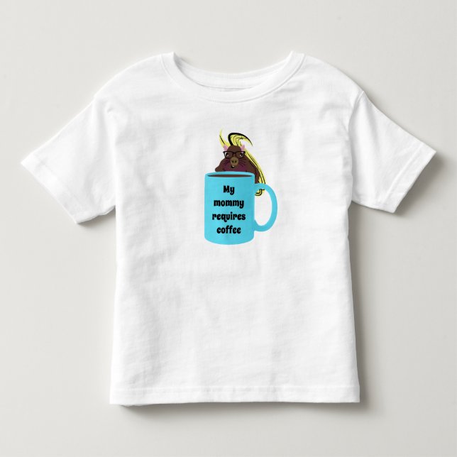 Busig Ekorre #524 Småbarn T Shirt (Framsida)