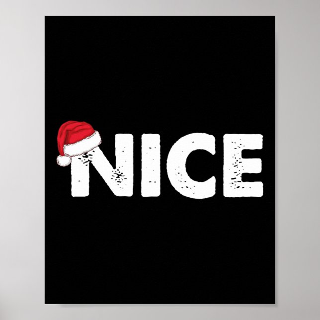 Busig Eller Snäll Julmatchning  Poster (Framsidan)