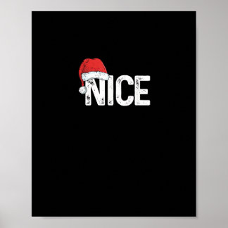 Busig Eller Snäll Matchande Jul Rolig Design Poster