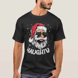 Busig eller snäll matchande julparkostym t shirt