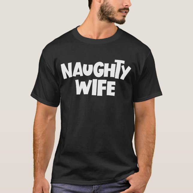 Busig fru Vuxen humor Fru present Busig fru fr T Shirt (Framsida)