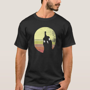 Busig Höna Retro Solnedgång Farm T Shirt