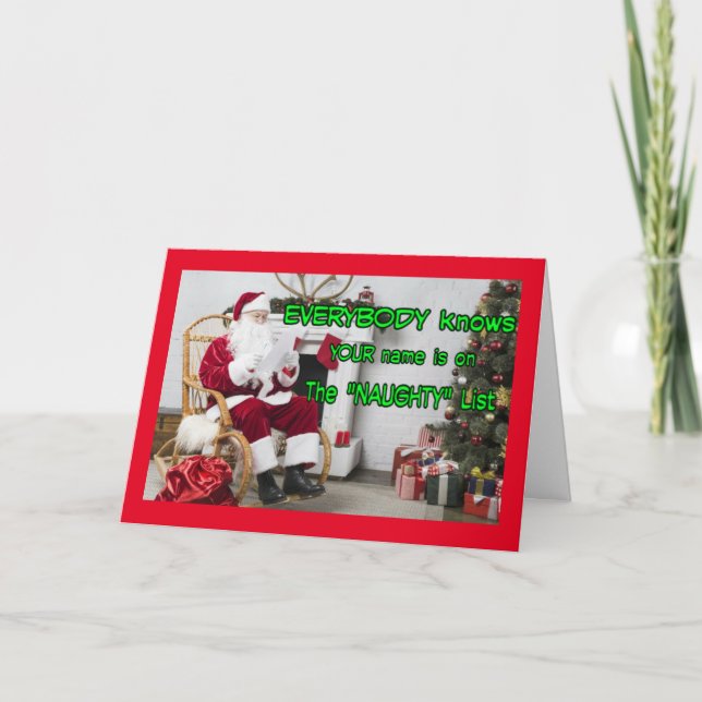 Busig jul helgkort (Framsida)