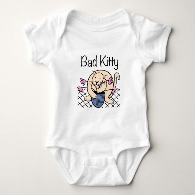 Busig Katt Cartoon Tee (Framsida)