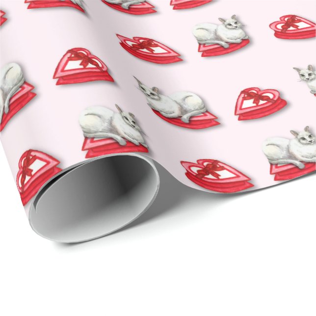 Busig katt presentpapper (Rullad Hörn)