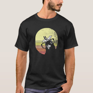 Busig Kyckling Retro Solnedgångs Solglasögon   T Shirt