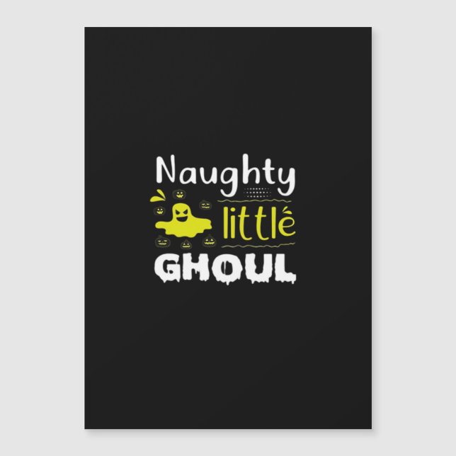 Busig Little Ghoul Rolig Halloween-design (Framsida)