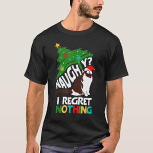 Busig Och Jag Ångrar Ingenting Julkatten T Shirt