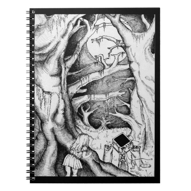 Busig Raccoonanteckningsbok Anteckningsbok (Framsidan)