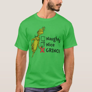 Busig, Snäll eller Grinch-citat T Shirt