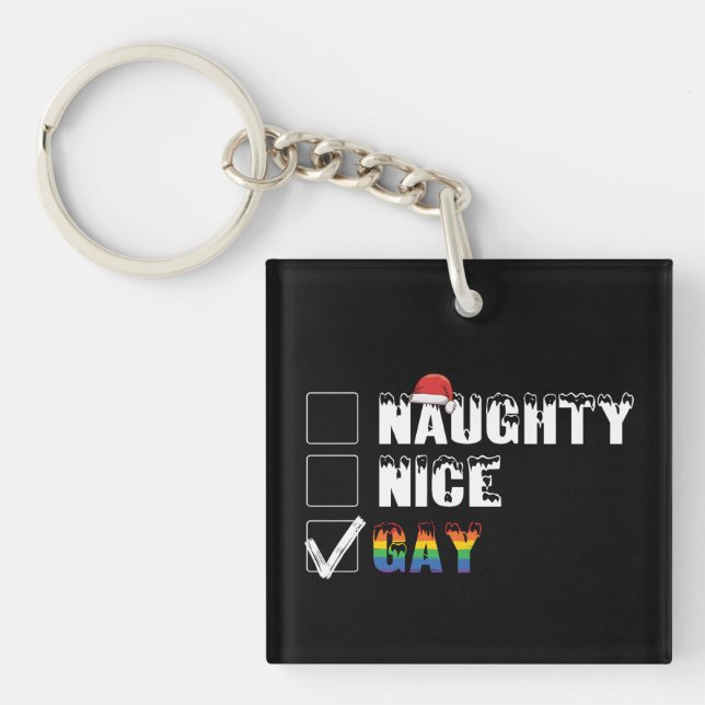 Busig Snäll Gay Regnbåge Pride HBT Julpresent (Framsidan)