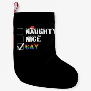 Busig Snäll Gay Regnbåge Pride HBT Julpresent Liten Julstrumpa