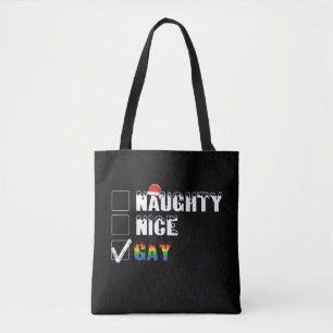 Busig Snäll Gay Regnbåge Pride HBT Julpresent Tygkasse