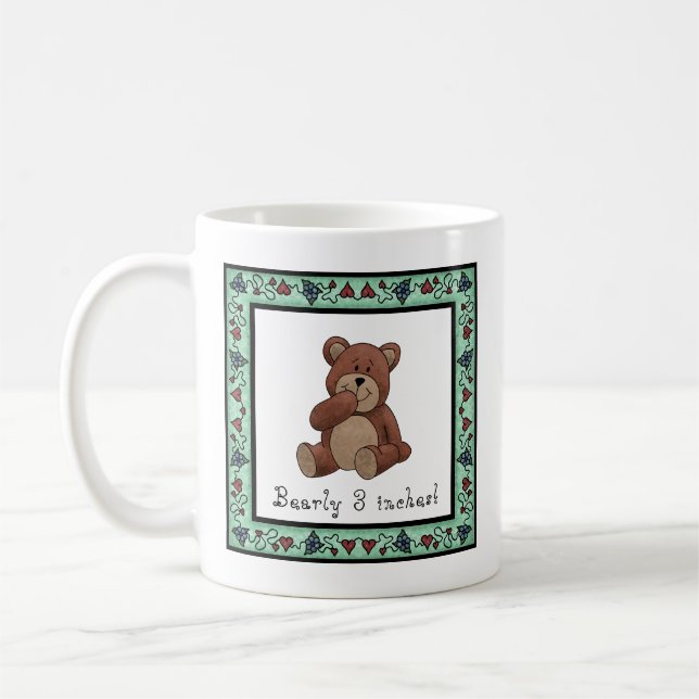 Busig Teddybjörn Kaffemugg (Vänster)