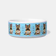 Busig tysk schäferhund