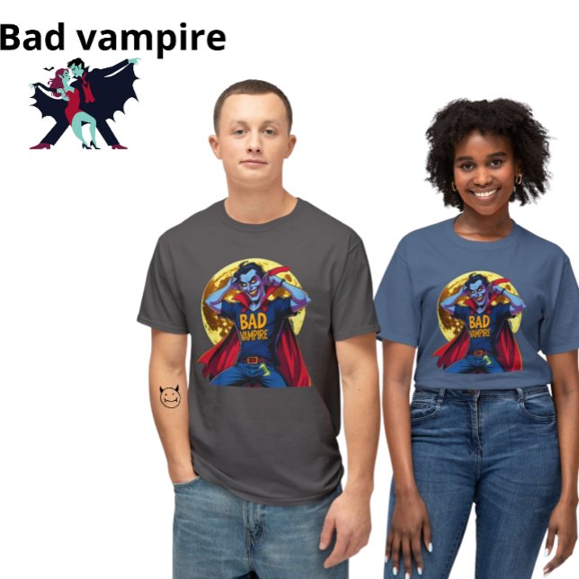 Busig vampyr, Rolig Vampyr Kille T-shirt  (Skapare uppladdad)