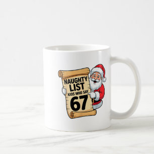 Busiga barn som säger 67 roliga meme jul kaffemugg