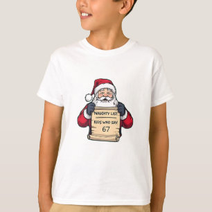 Busiga barn som säger 6 7 Sex Sju jul T Shirt