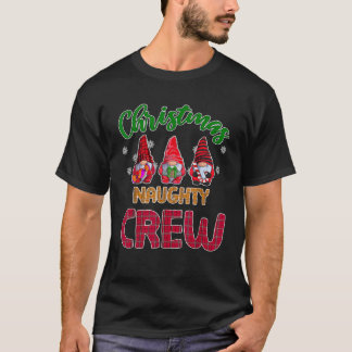 Busiga besättning Söt jul Tomte Pärjd julpyjamas T Shirt