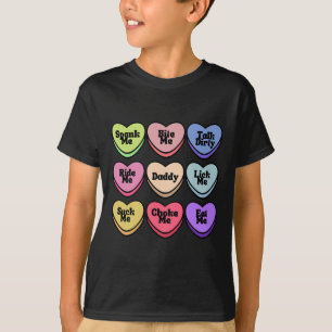 Busiga Hjärtat Godis Pappa Spank Mig Vuxen Humor P T Shirt