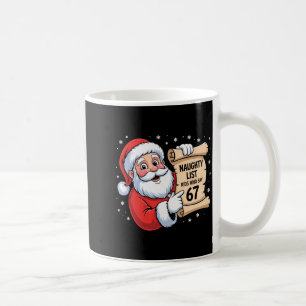 Busiga lista barn som säger 67 rolig meme 6 7 jul kaffemugg