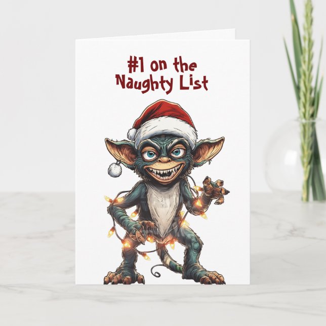 Busiga Listan Gremlin Kort (Framsida)