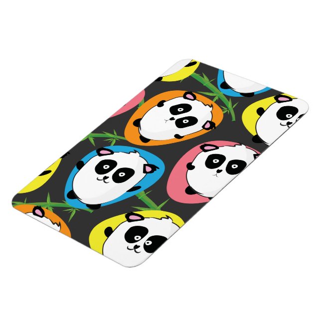 Busiga Pandas Magnet (Vänstra Sidan)