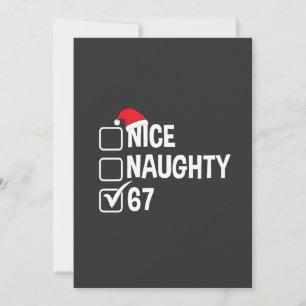Busiga Snälla Sex Sju 67 Busiga Lista Jul Kort