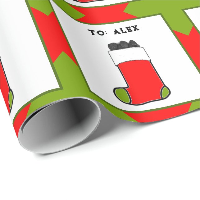 Busige Pojken Jul Presentpapper (Rullad Hörn)