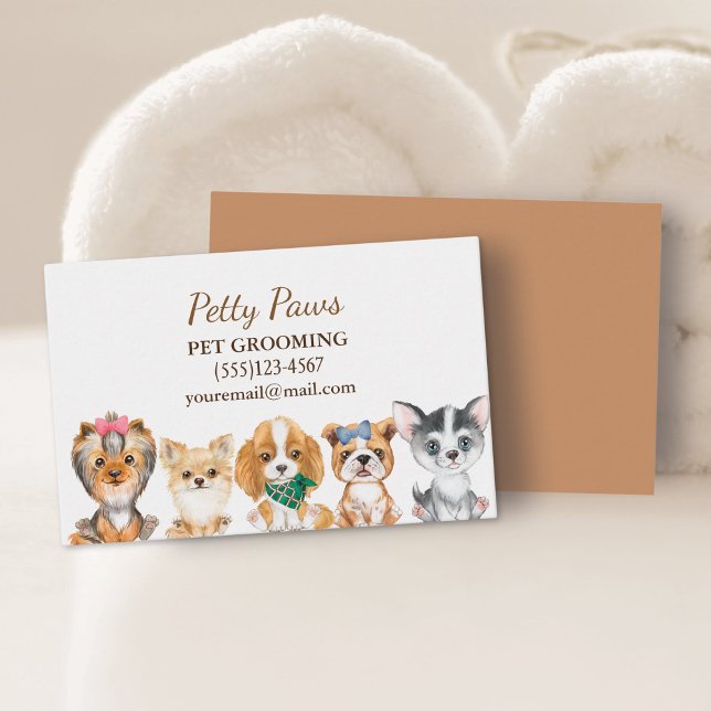 Busin för ruttläggning av marionettdockor visitkort (Skapare uppladdad)