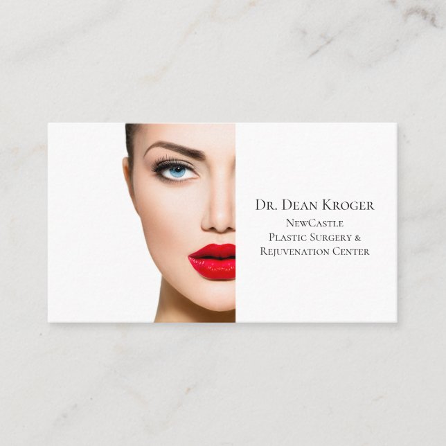 Busin till Modern Plastic Surgery & Rejuvenation C Visitkort (Framsida)