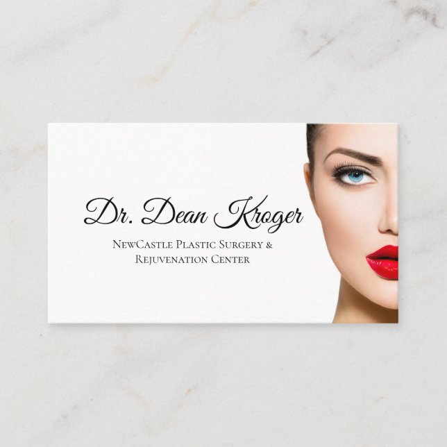 Busin till Modern Plastic Surgery & Rejuvenation C Visitkort (Framsida)
