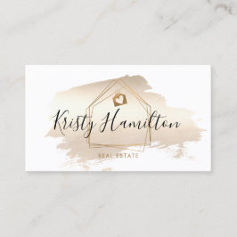 Busine i gods professionell, guld visitkort