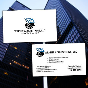 Business Acquisition Company Visitkort