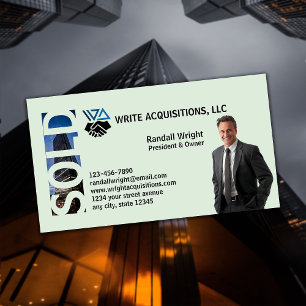 Business Acquisition Company Visitkort