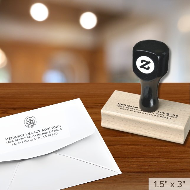 Business Adress | Logotyp Professionell Corporate Stämpel (Skapare uppladdad)
