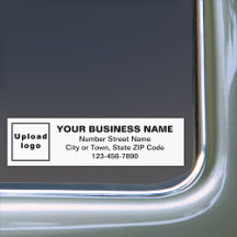 Business Adress och Mobil Number on White