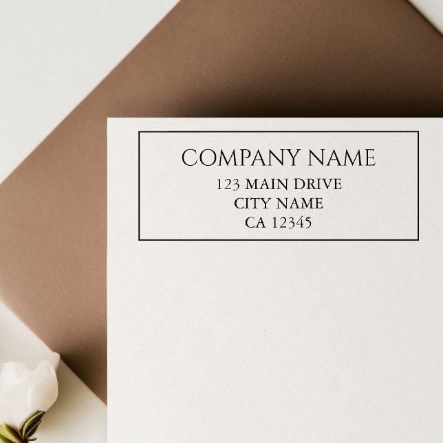 Business Adress Professionell Corporate Stämpel (Skapare uppladdad)