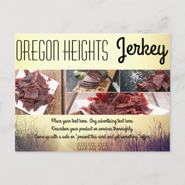 Business Advertising Card Sunrise Pathway Walkway Vykort (Framsida)