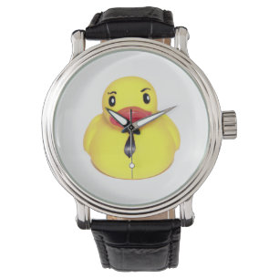 Business Anka, Rubber Anka med tie Watch Armbandsur