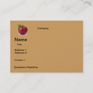 BUSINESS Apple DESIGN Visitkort