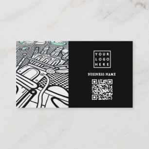 Business Art Gallery Modern minimal verksamhet Visitkort