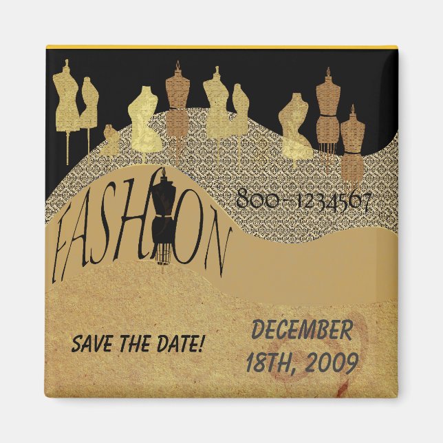 Business Beauty Mode Beauty Promocing Magnet (Framsidan)