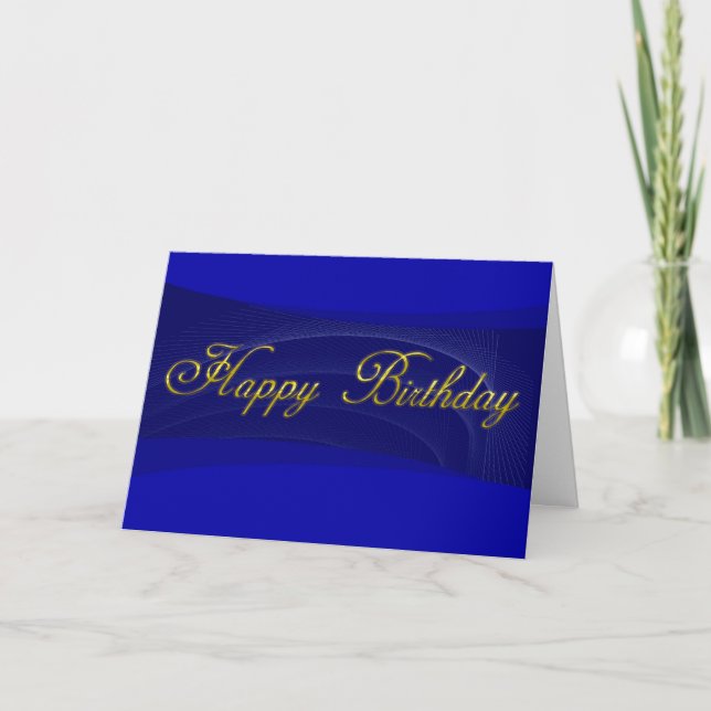 Business Birday Card Grattis på födelsedagen Kort (Framsida)
